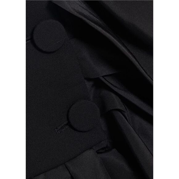 Carolina Herrera Off the Shoulder Ruffled Wool Blend Peplum Top NWT Size 10 - Picture 4 of 9